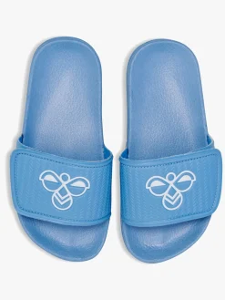 Hummel Pool Slide Vc Jr Hjemmesko, Lichen Blue