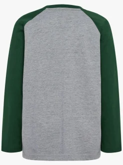 Hummel Raglan Loose T-shirt, Dark Green