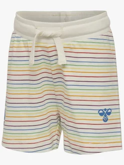 Hummel Rainbow Shorts, Whisper White