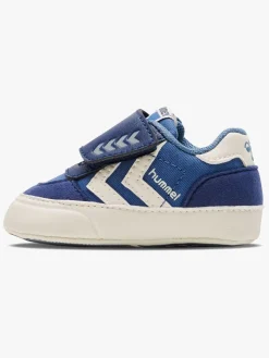 Hummel Stadil Low Crib Infant Sneakers, Blue Horizon