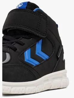 Hummel X-Light 2.0 Mid Tex Jr Sneakers, Black/Blue