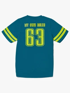 Hyperfied Back Logo T-Shirt, Harbor Blue