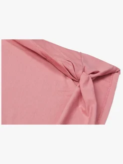 Hyperfied Jersey Knot Logo Top, Blush