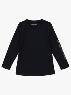 Hyperfied Jersey Logo Long Sleeve Top, Anthracite