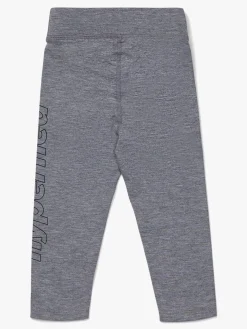 Hyperfied Jersey Logo Tights, Grey Melange