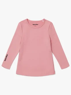 Hyperfied Long Sleeve Logo Top, Blush