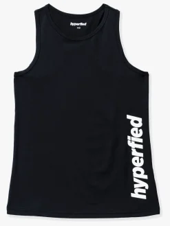 Hyperfied Split Tank Top 3-pak, Black/White/Tropical Flower