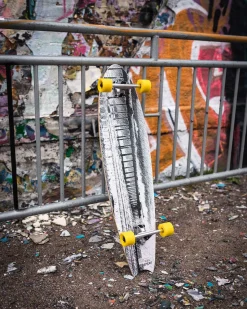 Impulse Longboard, Grå/Gul