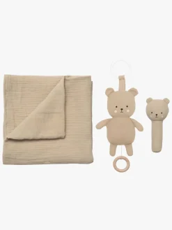 Jabadabado Teddy Tæppe Gavesæt, Beige