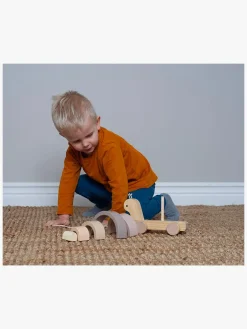 Jabadabado Træklegetøj Snegl med Regnbue