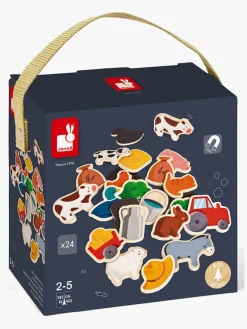 Janod Magneter Bondegård Træ 24 Stk.