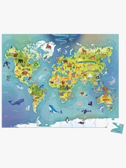 Janod Puslespil Verdenskort 100 Brikker