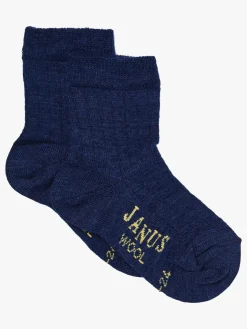Janus Uldstrømper Merinoblanding 3-pak, Lyseblå