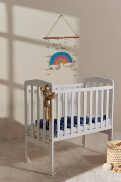 JLY ALICE Tremmeseng med BabyDan Madras Comfort 40x84, Hvid