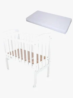 JLY ALICE Tremmeseng med BabyDan Madras Comfort 40x84, Hvid
