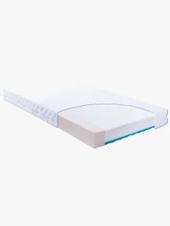 JLY ELLA Dream Lux Dropside Tremmeseng, Grå & BabyMatex Madras