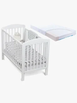 JLY ELLA Dream Lux Tremmeseng med Madras, Hvid