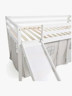 JLY ELSA Juniorseng m. Rutsjebane & Sengegardin 90x190, Hvid