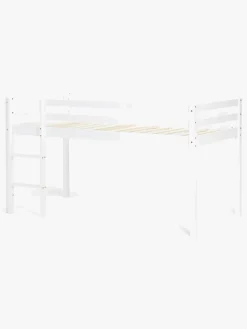 JLY PIRAT Dream Juniorseng m. Sengegardin & Madras 90x190, Hvid