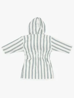 Jollein Badekåbe 3-4 År, Stripe Sea Green