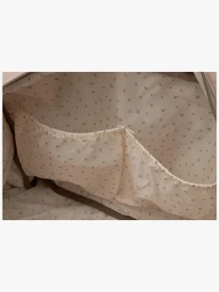 Jollein Embossed Lily Pusletaske, Milky Coffee