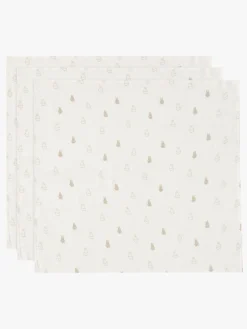 Jollein Happy Miffy Tæppe/ Stofble i Musselin 3-pak, Nougat