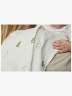 Jollein Happy Miffy Tæppe/ Stofble i Musselin 3-pak, Olive Green