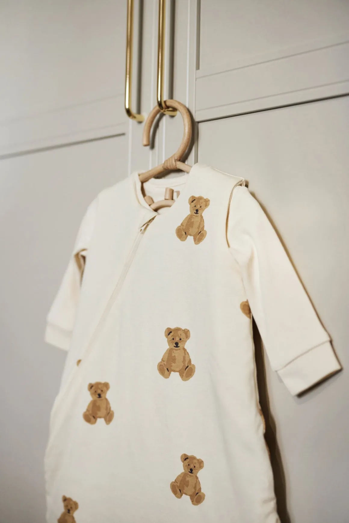 Jollein 2-i-1 Sovepose 60 cm, Teddy Bear