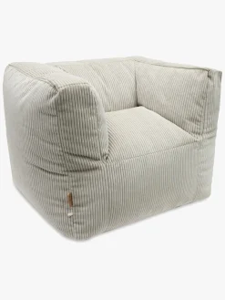 Jollein Sækkestol Kraftig Fløjl, Olive Green