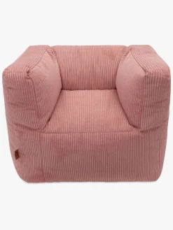 Jollein Sækkestol Kraftig Fløjl, Wild Rose