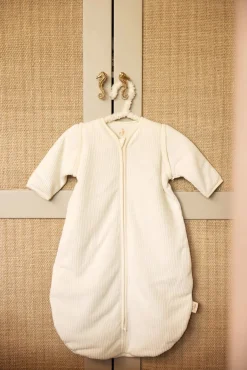 Jollein Sovepose med Aftagelig Ærmer Rundt 70 cm, Rib Ivory