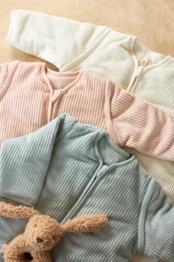 Jollein Sovepose med Aftagelig Ærmer Rundt 90 cm, Rib Sea Green