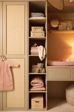 Jollein Sovepose med Aftagelig Ærmer 70 cm, Twinkling Wild Rose