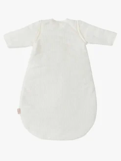 Jollein Sovepose med Aftagelig Ærmer Rundt 90 cm, Rib Ivory