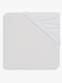 Jollein Stræklagen Bomuldsstretch 60x120, Hvid