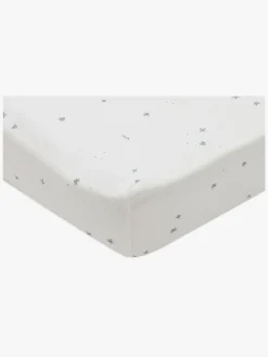 Jollein Stræklagen Twinkling 70/75x140/150, Off white/Sea Green