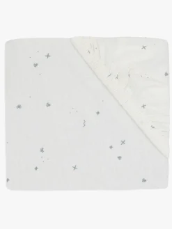 Jollein Stræklagen Twinkling 40/50x80/90, Off white/Sea Green