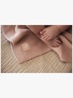 Jollein Tæppe Basic Knit, Wild Rose