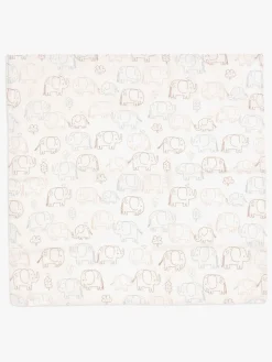 Jollein Tæppe/ Stofble i Musselin 70x70 cm 3-pak, Elephant Tales