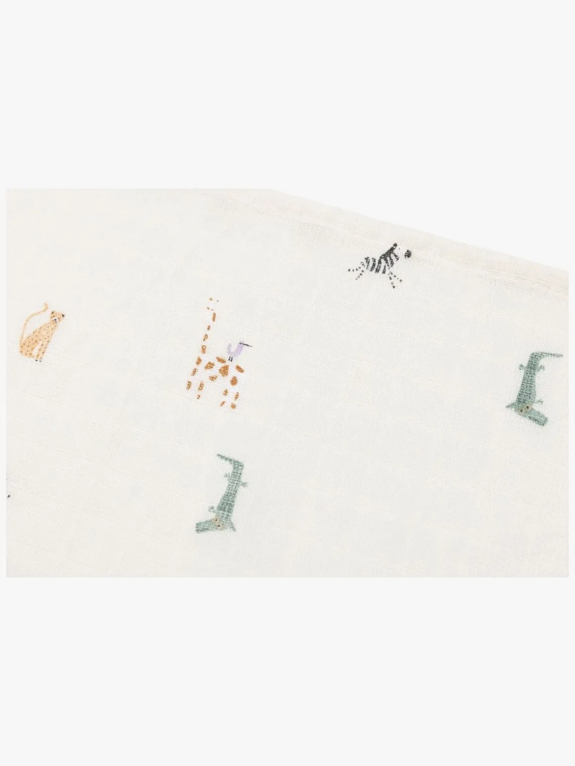 Jollein Tæppe/ Stofble i Musselin 3-pak, Jungle Jambo