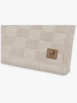 Jollein Tæppe 75x100 cm Box Knit/Velvet, Warm Sand