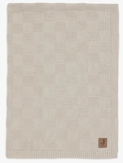 Jollein Tæppe 75x100 cm Box Knit, Warm Sand