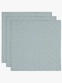 Jollein Tæpper/ Stofbleer i Musselin Miffy 3-pak, Sea Green