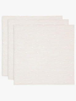 Jollein Tæpper/ Stofbleer i Musselin Miffy 3-pak, Biscuit