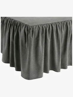 Jollyroom By Borganäs Formsyet Sengetæppe m. Flæser, Grå