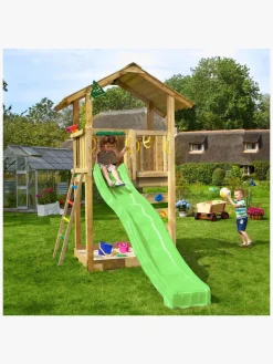 Jungle Gym Sierra Legetårn med Grøn Rutsjebane