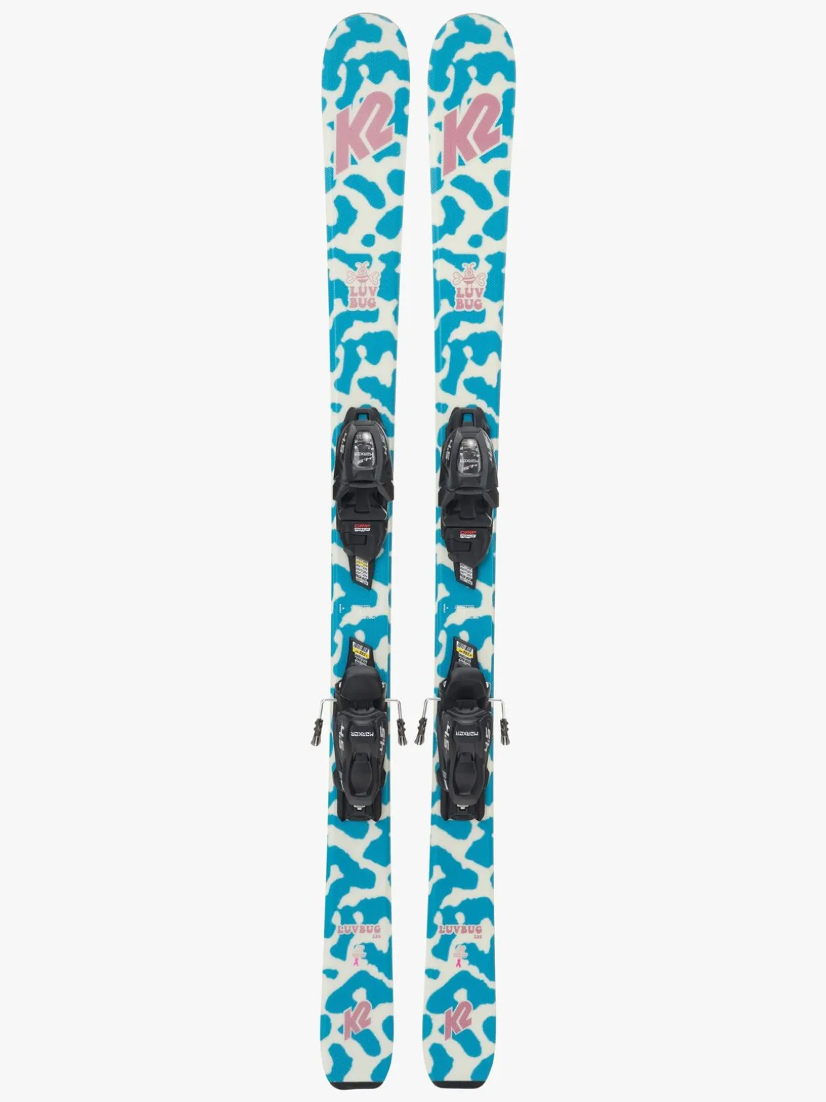K2 Luv Bug Fdt 4.5 Ski inkl. Bindinger, 100 cm