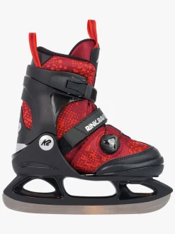 K2 Rink Raven Ice Boa Skøjter, Black/Red