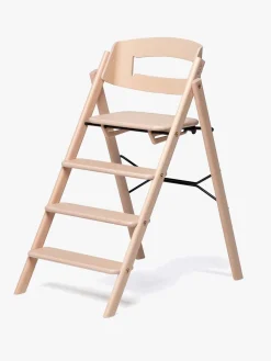 KAOS Klapp Højstol inkl. Beskyttelsesbøjle & Bakke, Beech Natural/Mineral Green