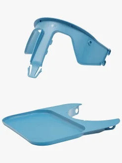 KAOS Klapp Højstol Recycled inkl. Beskyttelsesbøjle & Bakke, Mineral Green/Swedish Blue